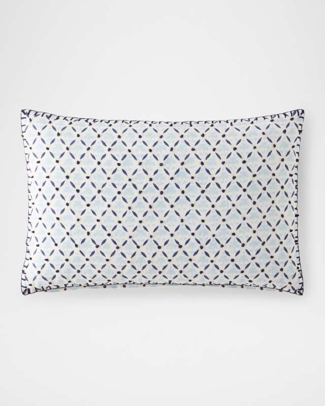 Sanya Indigo Kidney Pillow, 12" x 18"